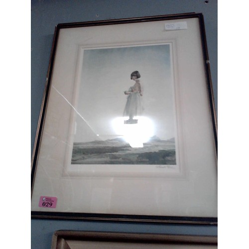 29 - FRAMED & GLAZED SIGNED ARTISTS PROOF BY RUSSEL FLINT ENTITLED 'EVE' - 41CMS X 51CMS