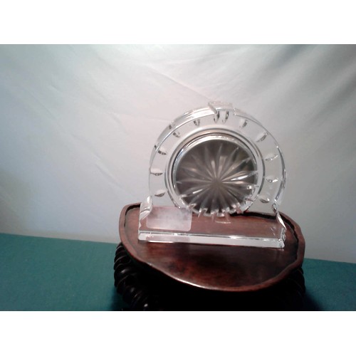 85 - BEAUTIFUL WATERFORD CRYSTAL MANTLE CLOCK - CLOCKS AND WATCHES ARE NOT TESTED