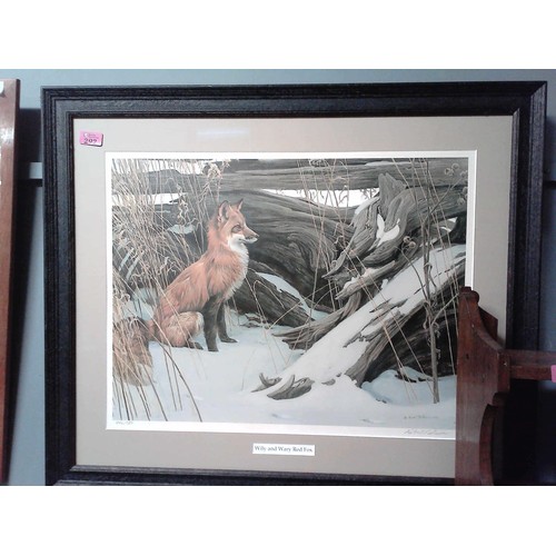 292 - LARGE FRAMED & GLAZED LTD ED PRINT BY ROBERT BATEMAN DATED 1979 - 81CMS X 70CMS - COLLECTION ONLY OR... 