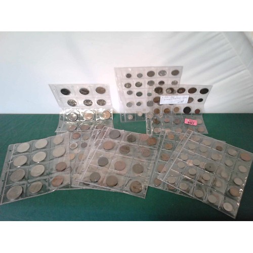 407 - APPROX 200 WORLD & BRITISH COINS