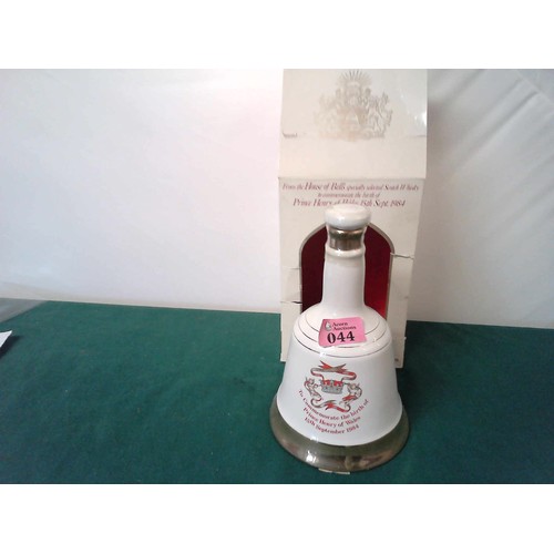 44 - BOXED UNOPENED BELLS WHISKEY BELL