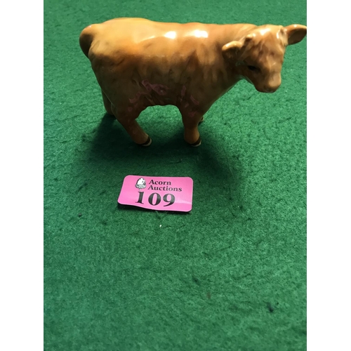 109 - LOVELY COLLECTABLE BESWICK BULL