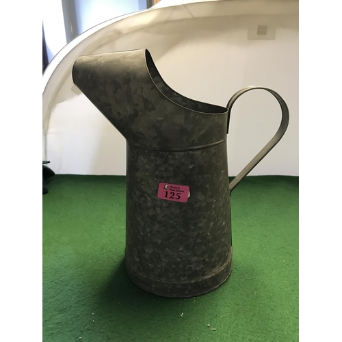 125 - GALVANISED OIL CAN