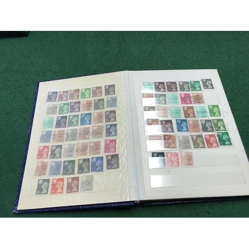 145 - STAMP ALBUM WITH STAMPS