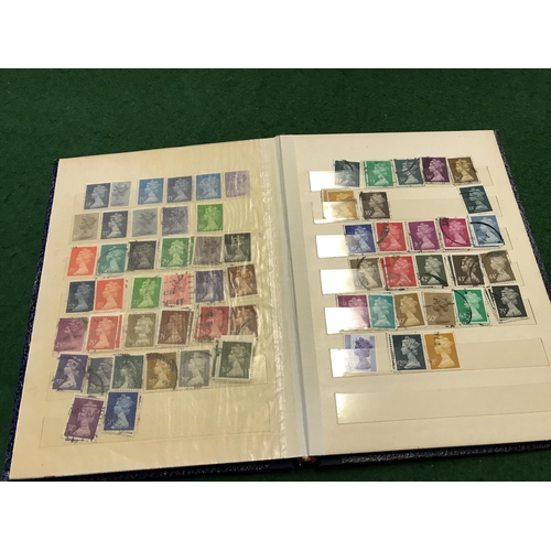145 - STAMP ALBUM WITH STAMPS