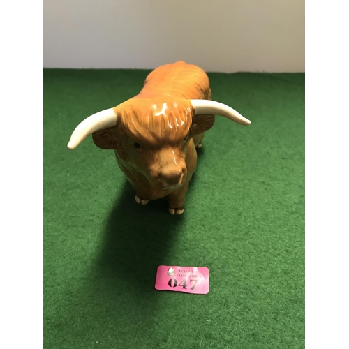 47 - LOVELY COLLECTABLE BESWICK BULL