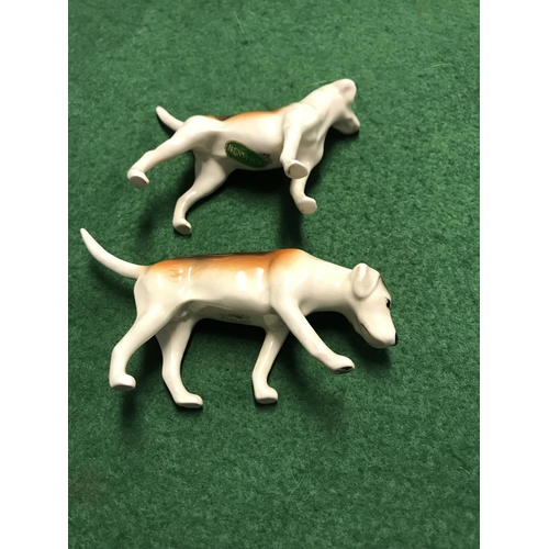 49 - LOVELY COLLECTABLE BESWICK DOG AND 1 OTHER