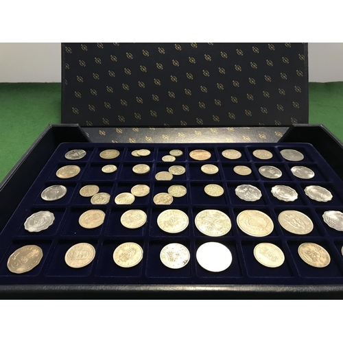 77 - LARGE CASE OF ASSORTED COINS
