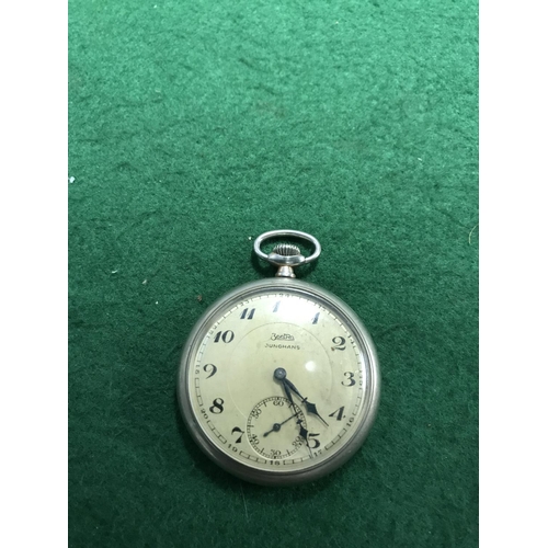 84 - VINTAGE ZENTRA JUNGHANS POCKET WATCH - WATCHES & CLOCKS ARE NOT TESTED