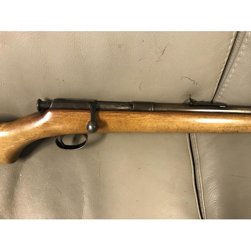 185 - DEACTIVATED .22 BOLT ACTION RIFLE BY BSA WITH DEACT CERT