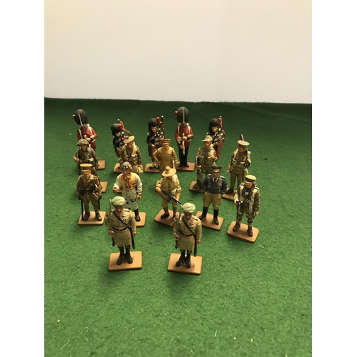 381 - 18 X DIECAST DELPRADO SOLDIERS