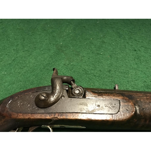 419 - ANTIQUE ANGLO INDIAN PERCUSSION PISTOL