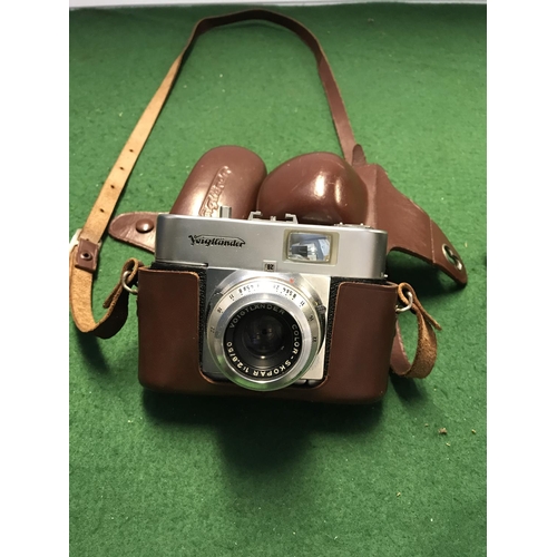 609 - VINTAGE CASED VOIGTLANDER VITO B & A LENS