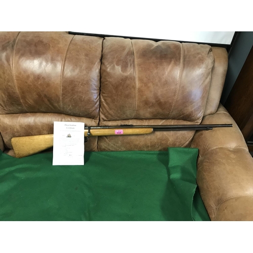 166 - DEACT .22 BSA BOLT ACTION RIFLE - WITH DEACT CERT