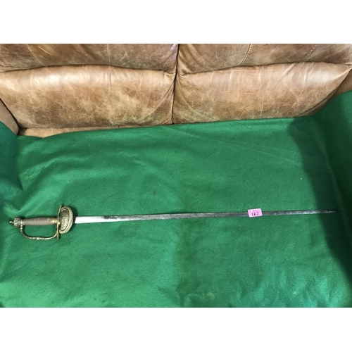 167 - WILLIAM 1V COURT SWORD