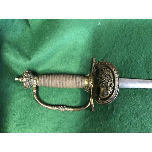 167 - WILLIAM 1V COURT SWORD