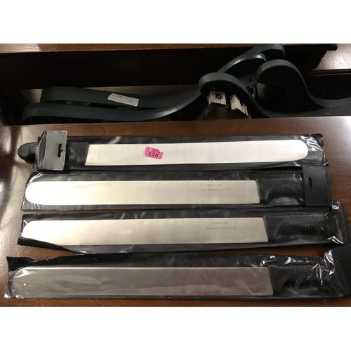 178 - 4 X BRAND NEW WEDDING CAKE CATERING KNIVES - 63CMS L