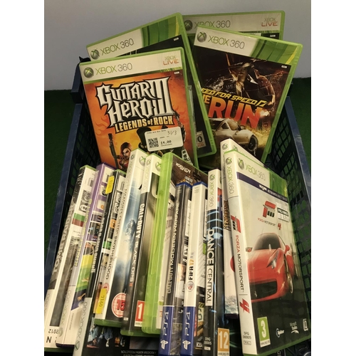 239 - 14 X XBOX 360 & PS4 GAMES INC TOMB RAIDER, GRAND THEFT AUTO ETC