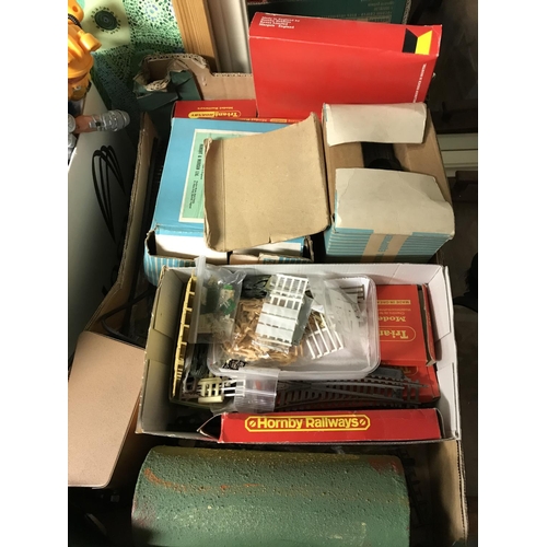 314 - 2 X BOXES OF VINTAGE RAILWAY ITEMS