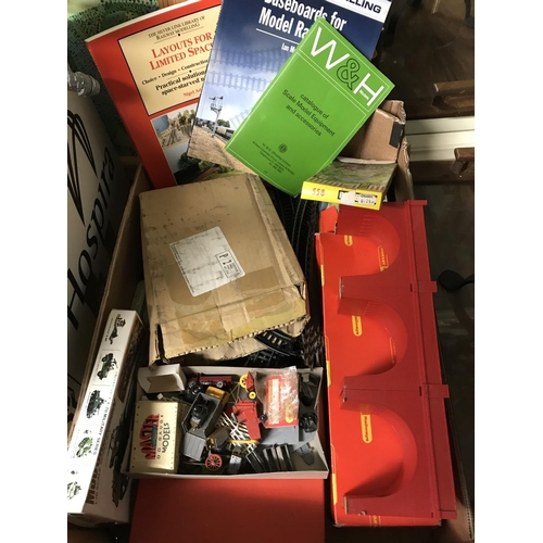 314 - 2 X BOXES OF VINTAGE RAILWAY ITEMS