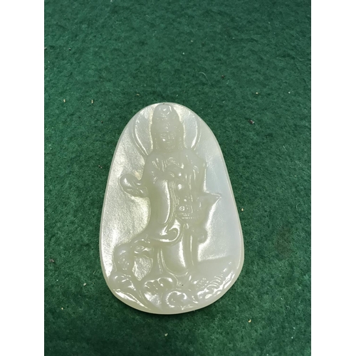 423 - CARVED NATURAL STONE ITEM - 8CMS X 5CMS