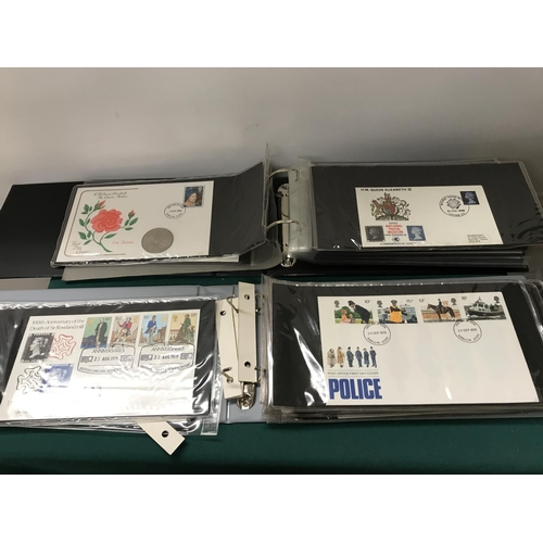 729 - 2 X ALBUMS OF FDCs - APPROX 50