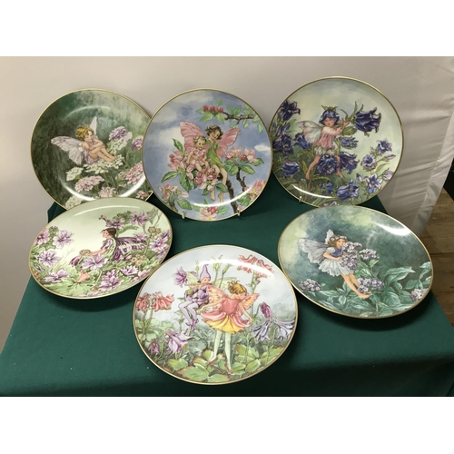 739B - 12 X LOVELY LTD ED HEINRISH VILLEROY & BOCH COLLECTABLE FAIRY PLATES - INSPIRED BY THE WORKS OF CICE... 