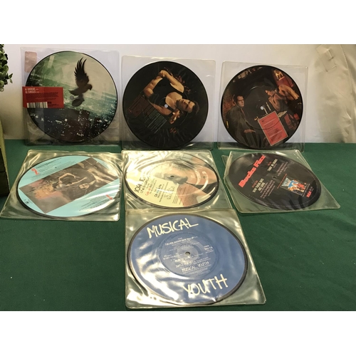 103 - 7 X SPECIAL EDITION 45s PICTURE DISCS INC ADAM & THE ANTS, JOAN JETT, THE UNDEAD ETC