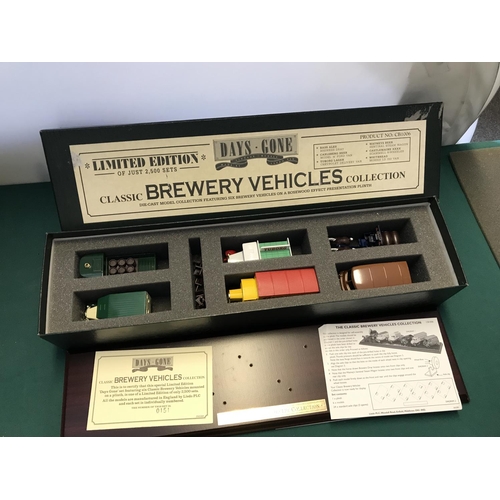 199 - BOXED DAYS GONE LTD ED BREWERY VEHICLES