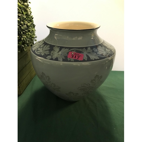 317 - VERY LARGE WEDGWOOD VASE - 30CMS H