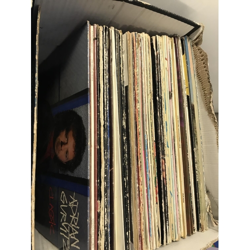 412 - BOX OF APPROX 40 LPs INC SIMPLE MINDS, SAD CAFE ETC, ETC