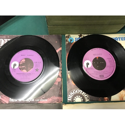 465 - 4 X DEEP PURPLE 45s