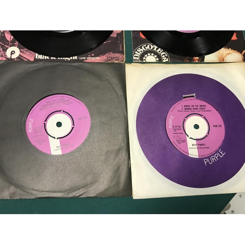 465 - 4 X DEEP PURPLE 45s