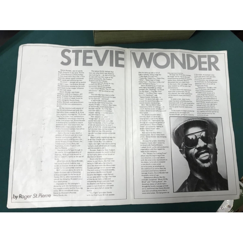 489 - STEVIE WONDER AT THE RAINBOW THEATRE CONCERT - SIGNED POSTER