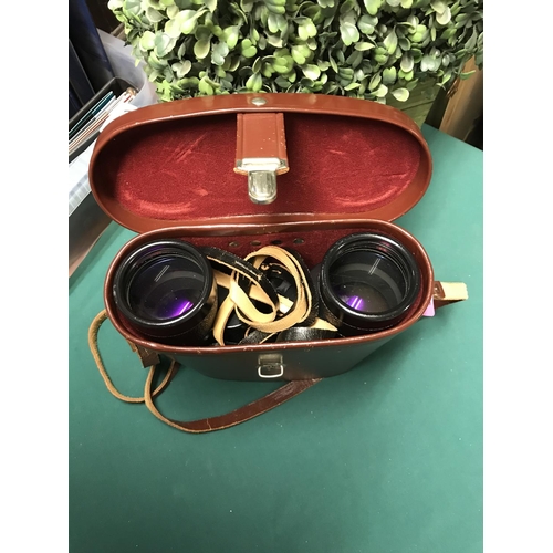 559 - CASED PAIR OF CARL KEISS JENA 10 X 50 BINOCULARS