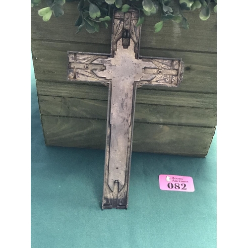 82 - VERY NICE FRENCH CRUCIFIX - 20CMS X 10CMS