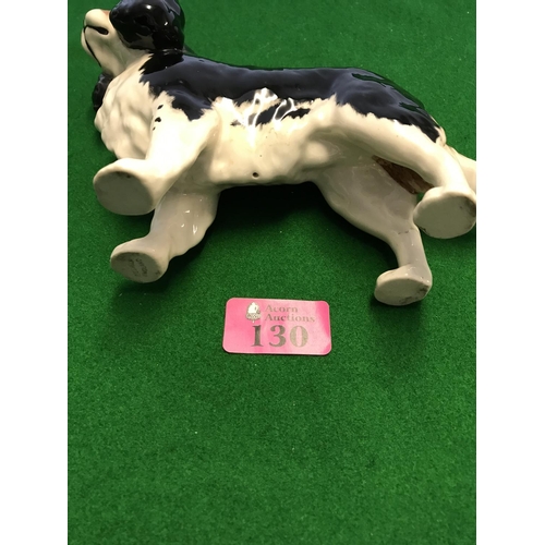 130 - LOVELY BESWICK DOG IN GREAT CONDITION - 13CMS H X 18CMS L