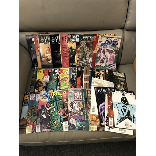 154 - LARGE QTY OF APPROX 300 INC CRIME CLASSICS, VOODOO CHILD, FRENCH ICE, ATOMIC ROBO, WARLOCK & THE TRO... 