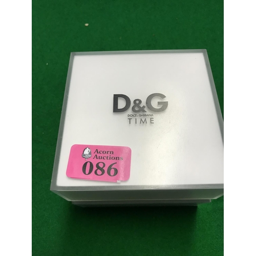 86 - BOXED LADIES D&G 