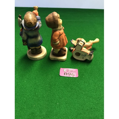 96 - 3 x LOVELY VINTAGE GOEBEL FIGURES