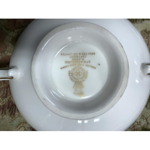 701 - 50 PEICES OF ROYAL DOULTON STRASBOURG CHINA