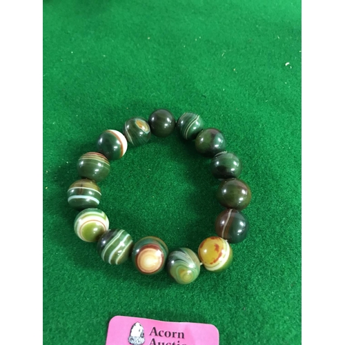 780 - ORIENTAL AGATE BRACELET