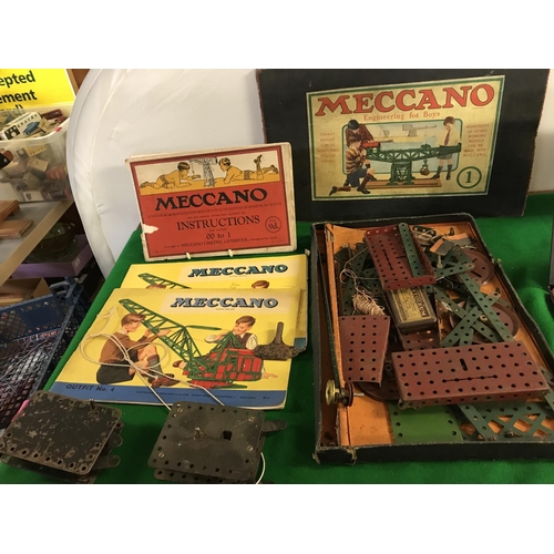 783B - BOX OF VINTAGE MECCANO