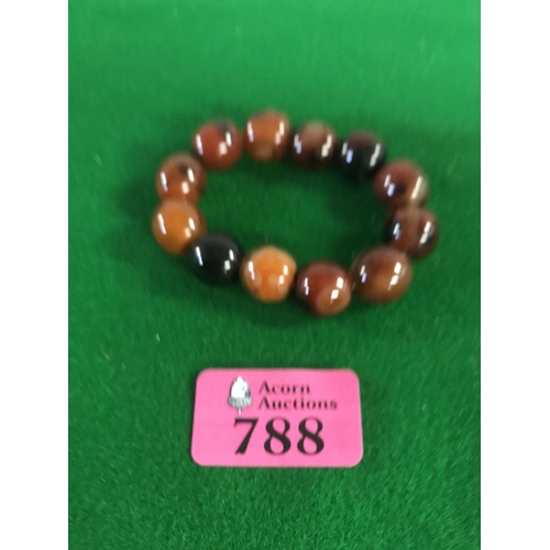 788 - ORIENTAL AGATE BRACELET