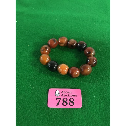 788 - ORIENTAL AGATE BRACELET