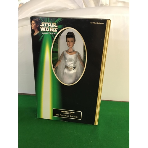 897 - BOXED COLLECTORS STAR WARS FIGURE - PRINCESS LEIA 1999