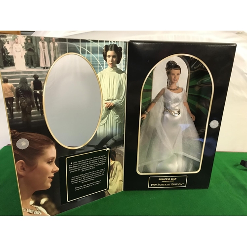 897 - BOXED COLLECTORS STAR WARS FIGURE - PRINCESS LEIA 1999