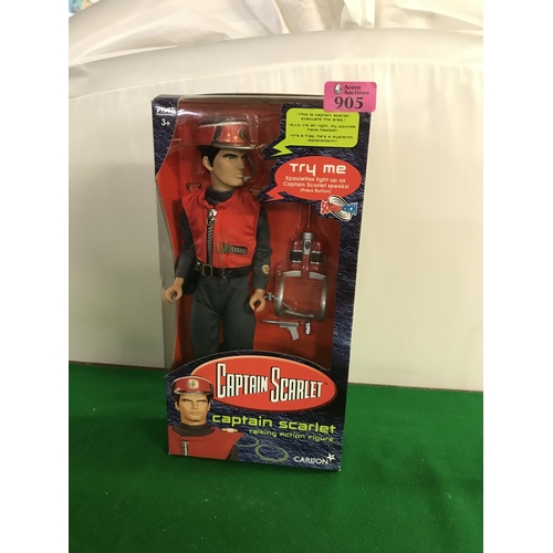 905 - BOXED CAPTAIN SCARLET FIGURE