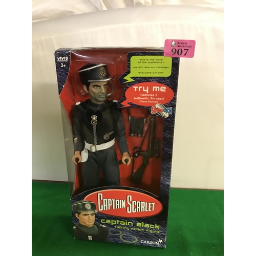 907 - BOXED CAPTAIN BLACK FIGURE