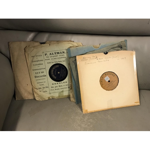 252 - LARGE GRAMMOPHONE WITH QTY OF 78s RECORDS - COLLECTION ONLY OR ARRANGE OWN COLLECTION